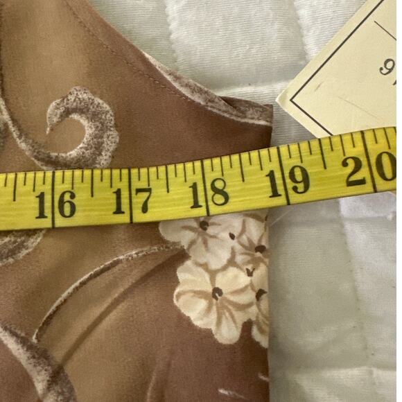 Vintage ROLLING OVER Womens Dress Medium Floral Maxi Tie Back Summer Retro 90s - Picture 8 of 11